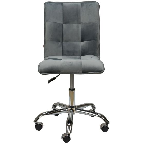 Кресло офисное ZERO велюр серый