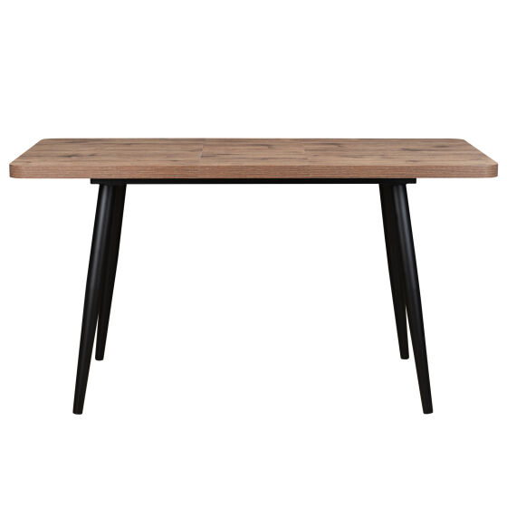 Стол раздвижной BORG RADIAL 110(142)х70 Дуб веллингтон Черный