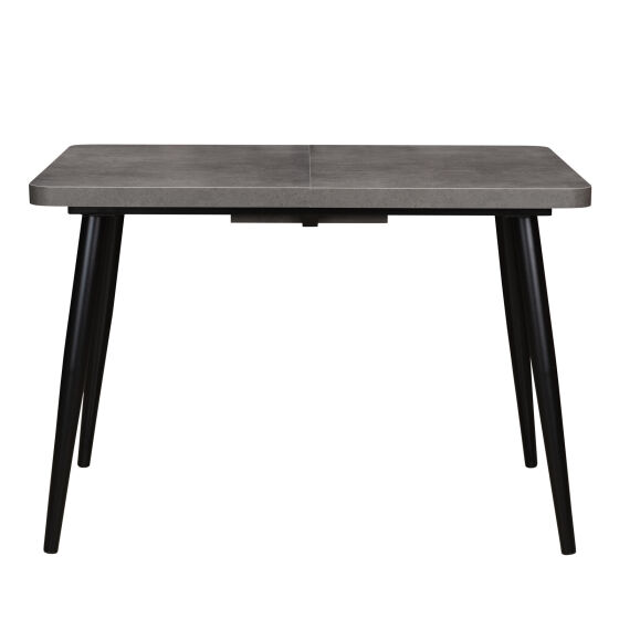 Стол раздвижной BORG RADIAL 110(142)х70 Дымчатая керамика Черный