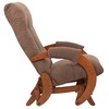 Кресло-качалка гляйдер Комфорт модель 68 Verona Brown/Орех