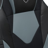 Кресло игровое Zombie GAME 17 черный/серый текстиль/эко кожа крестовина пластик