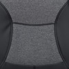 Compact Кресло кожзам/ткань черный/серый