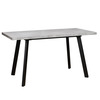 Стол раздвижной BORG 110(142)х70 Серый сланец Черный