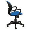 Кресло офисное РК 14 Россия синий TW 10  черный пластик