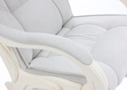 Кресло-качалка гляйдер Dondolo модель 78 сливочный/Verona Light Grey