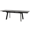 Стол раздвижной ALTEZA FOUR 140 (80)х90 Камень Темный Черный
